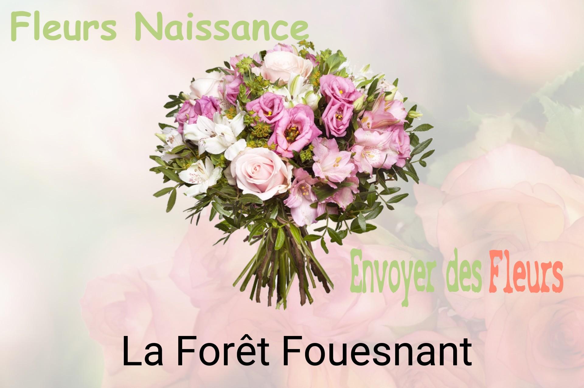 Bouquet de fleurs de naissance livré à La Forêt-Fouesnant