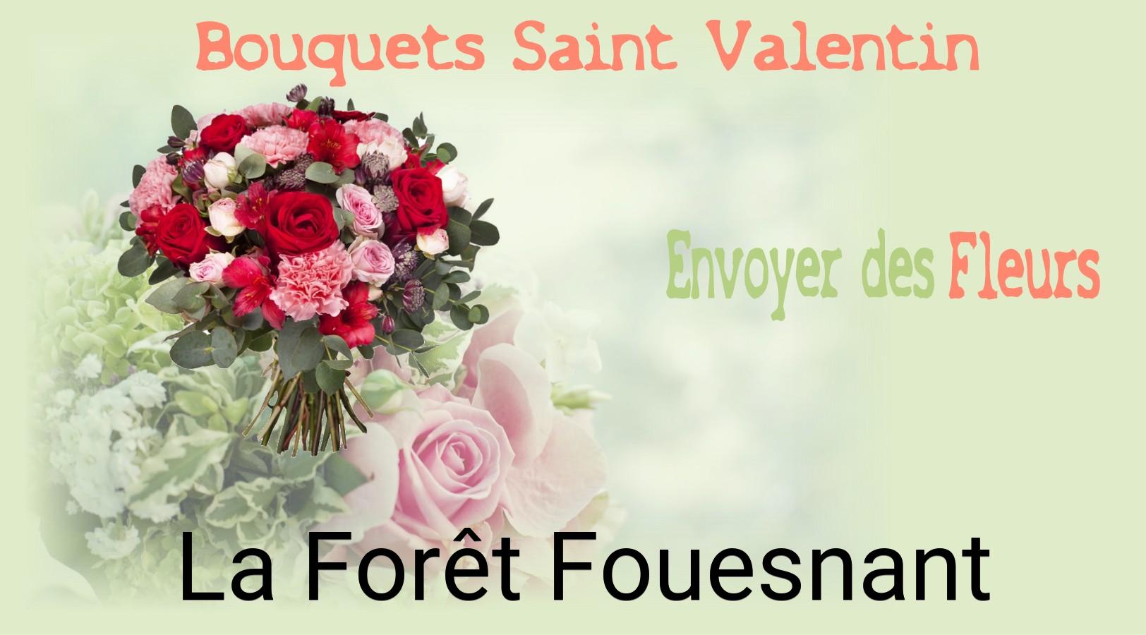 Roses de Saint-Valentin livrées à La Forêt-Fouesnant